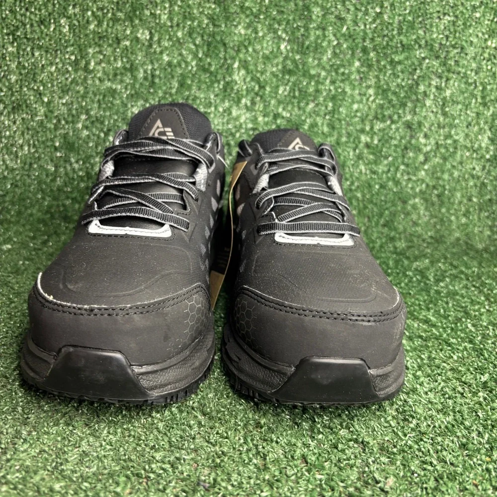 NEW ACE Work Boots Phantom Steel Toe ESD Slip Resistant Safety Shoes Black Men 8